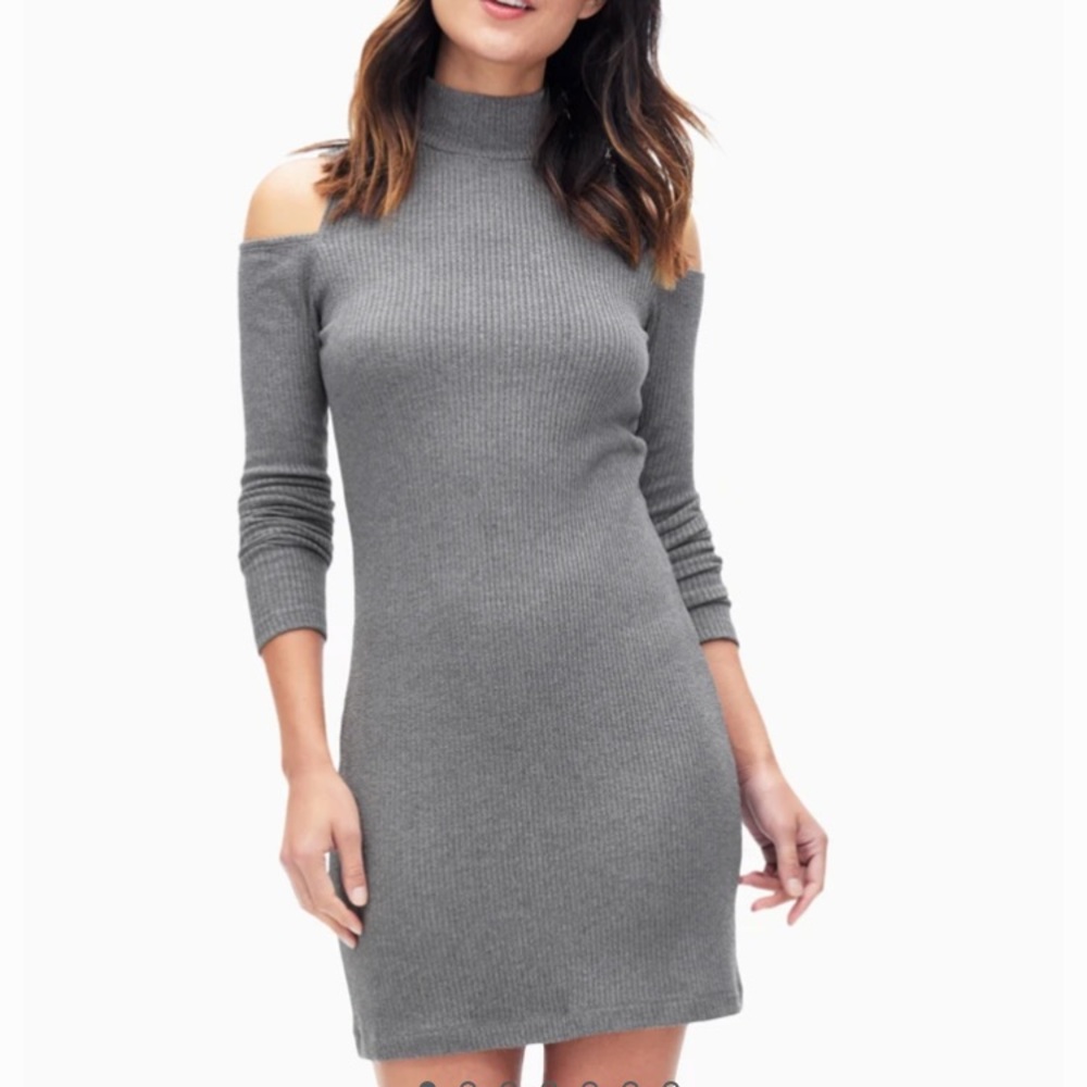 Splendid Cold shoulder Waffle Knit Dress size large